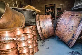 مسگری حرفه&zwnj;ای هزار ساله مشهدی
