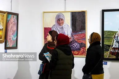 افتتاح نمایشگاه آثار هنر‌های تجسمی «ساران»