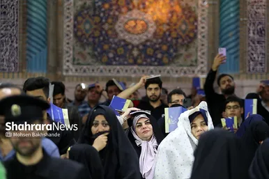 مراسم احیاء شب ۲۳ ماه رمضان در حرم مطهر رضوی