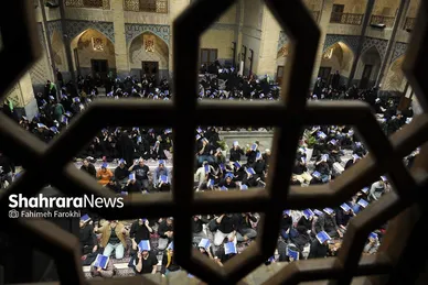 گزارش تصویری | مراسم احیا ویژه ناشنوایان در شب‌ نوزدهم ماه مبارک رمضان در حرم مطهر رضوی