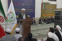 مراسم بزرگداشت شهید سیدابراهیم رئیسی در مسجدجامع اهل سنت نور در شهرک شهید رجایی مشهد + فیلم و عکس
