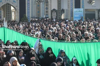 گزارش تصویری | اقامه نماز عید فطر در حرم مطهر امام رضا (ع)
