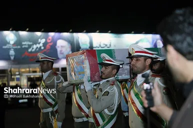 عکس‌های استقبال از پیکر شهید امیر عبداللهیان در مشهد (۳ خرداد ۱۴۰۳)