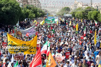 راهپیمایی روز جهانی قدس در مشهد