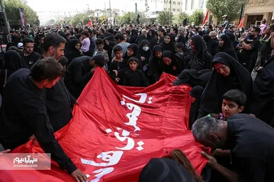 پیاده‌روی جاماندگان اربعین حسینی در مشهد - ۲