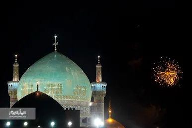 مراسم تحویل سال ۱۴۰۱ در حرم مطهر رضوی