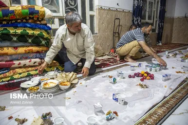 مسیر عاشقی | موکب عشیره آل احمد و آل عیس پذیرای زائران حسینی