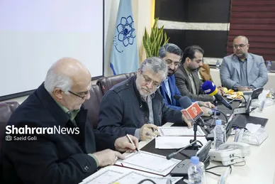 گزارش تصویری | جلسه امضای تفاهم‌نامه همکاری شهرداری مشهد مقدس و بنیاد مسکن انقلاب اسلامی خراسان رضوی