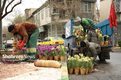 گل‌آرایی و شهرتکانی مشهد در نوروز ۱۴۰۱