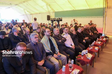 گزارش تصویری | افتتاح فاز اول میان‌گذر جنوبی مشهد