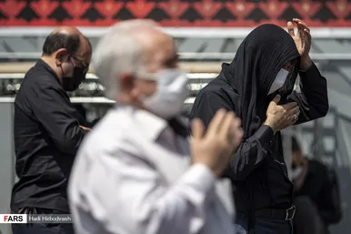 عزاداری و نماز ظهر عاشورا میدان امام حسین(ع) تهران