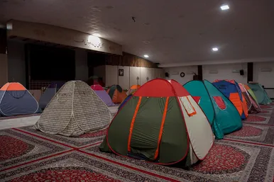 بازدید مسئولان استانی از روند اسکان مسافران نوروزی در مشهد