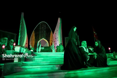 گزارش تصویری | آیین رونمایی از یادمان شهدای گمنام بوستان ملت