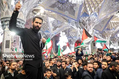 اجتماع مردمی «وعده صادق» در حرم مطهر رضوی