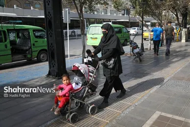 گزارش تصویری | آلودگی هوا،در کف خیابان های مشهد