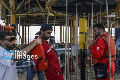 گزارش تصویری | «رشادت» بزرگ‌ترین سکوی نفتی خلیج‌فارس