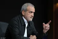 قطع پخش برنامه زنده با حضور رئیس جمهور بعد از شنیده شدن صدای آژیر + ویدئو
