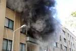 انفجار در یک آپارتمان در بولوار خیام مشهد + فیلم و تصاویر