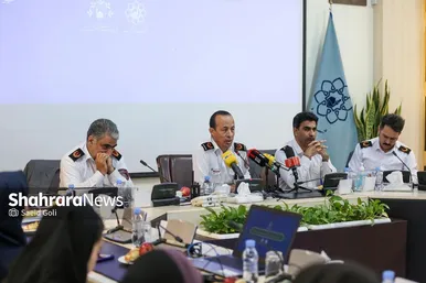 گزارش تصویری | نشست خبری سازمان آتش‌نشانی مشهد