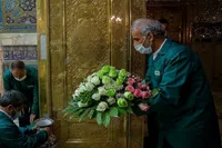 ویدئو | خادمان رضوی، میهمان عتبه مقدسه کاظمین در آستانه اربعین حسینی