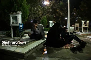 مراسم احیای شب ۲۱ ماه رمضان در بهشت رضا(ع)