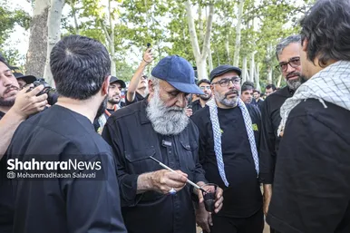 گزارش تصویری | اجرای دیوار نگاره «قوموا لله» با حضور هنرمندان بین المللی در مشهد