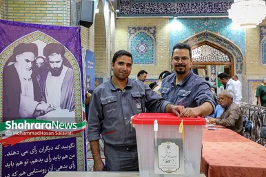 عکس‌هایی از مرحله دوم انتخابات چهاردهمین دوره ریاست‌جمهوری در مشهد (۳)