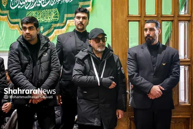 گزارش تصویری| مراسم ختم پدر رضا عطاران در مشهد