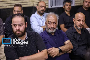 عکس‌هایی از مراسم ترحیم شهید «علیرضا تنابنده» برادرزاده محسن تنابنده