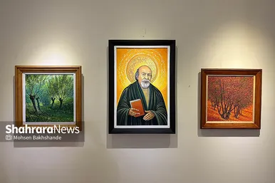 گزارش تصویری | نمایشگاه نقاشی «زیبایی فرّ خداوند است»