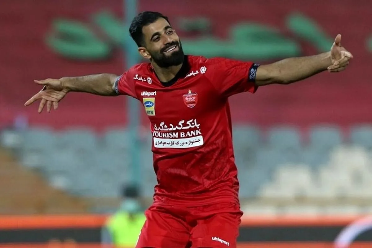 ویدیو گل اول پرسپولیس به استقلال خوزستان توسط کنعانی‌زادگان (۲۸ آذر ۱۴۰۲)