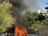 انفجار خودروی بمب‌گذاری شده نزدیک مقر امنیت داخلی سوریه + فیلم (۵ آبان ۱۴۰۴)