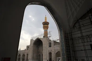 مراسم آغاز عملیات احداث رواق مبارکه امیرالمومنین علیه السلام در حرم رضوی