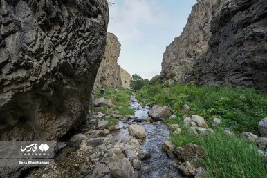 گزارش تصویری | پل معلق «ورگه‌سران»، نوآوری ایرانی در ارتفاع ۱۰۰ متری