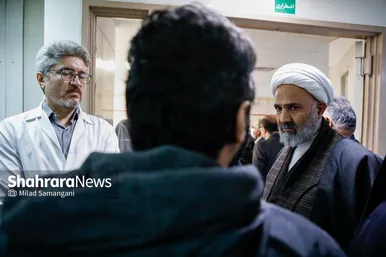گزارش تصویری | بازدید حجت‌الاسلام نصرالله پژمانفر، رییس کمیسیون اصل نود مجلس، از بیمارستان فارابی مشهد
