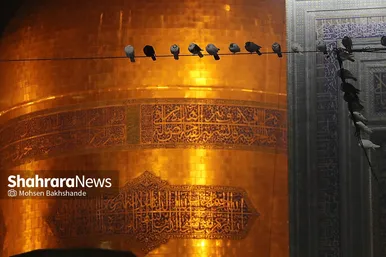 شب عید مبعث در حرم مطهر رضوی