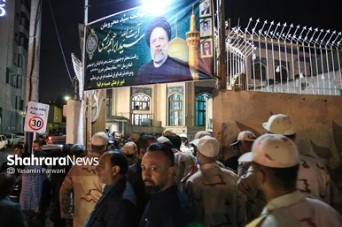 مهاجران افغانستانی در سوگ رئیس‌جمهور شهید