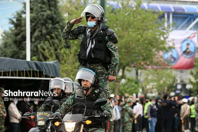 رژه بزرگداشت روز ارتش در مشهد‎‎