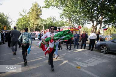 آیین بازگشایی معابر پادگان لشکر ۷۷