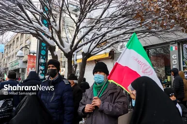 گزارش تصویری | راهپیمایی ۲۲ بهمن ۱۴۰۳ در مشهد